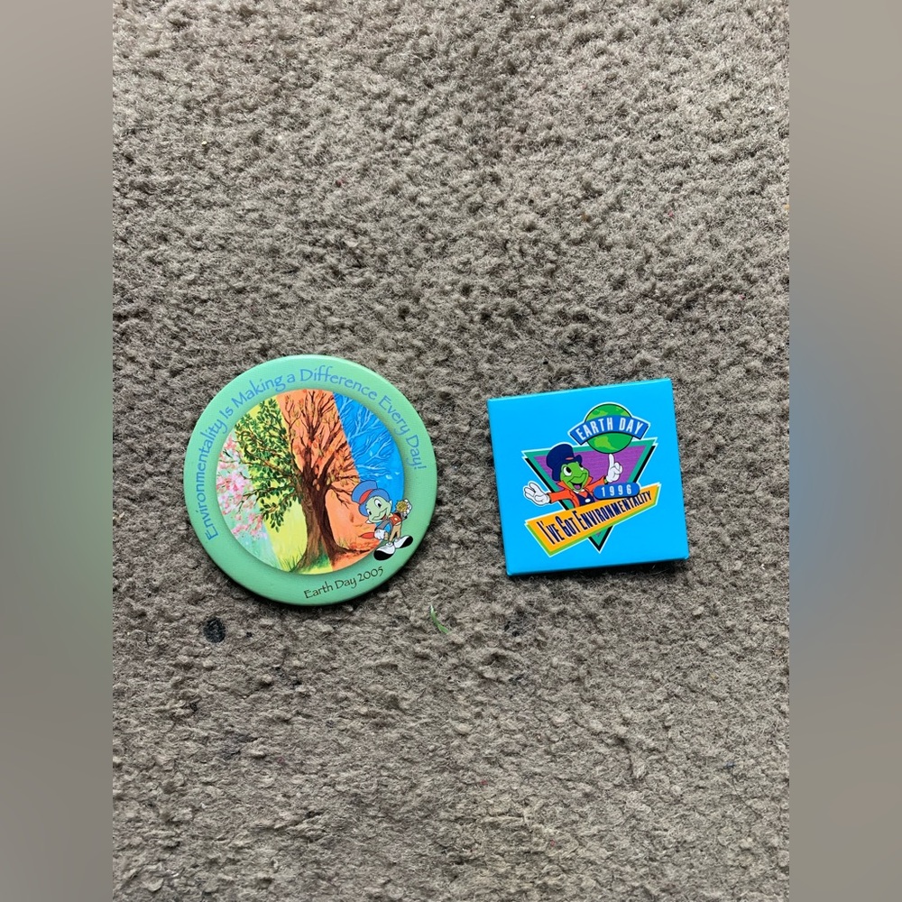 Disney Earth Day Buttons